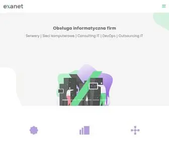 Exanet.pl(Usługi informatyczne dla firm) Screenshot