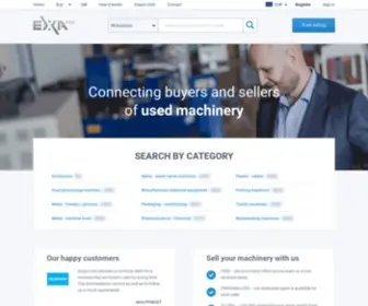 Exapro.com(Used machinery for sale) Screenshot