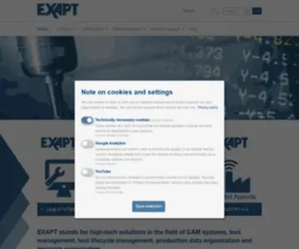 Exapt.com(CAD CAM) Screenshot
