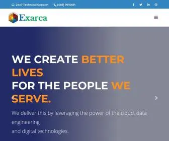 Exarcainc.com(Exarca) Screenshot