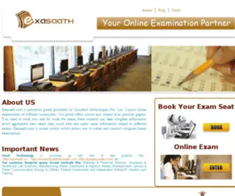Exasaath.in(Online Examination Partner) Screenshot