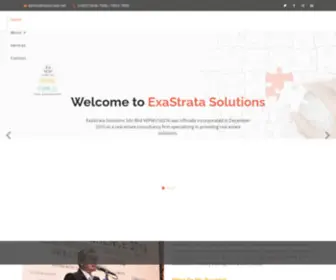 Exastrata.net(ExaStrata Solutions) Screenshot