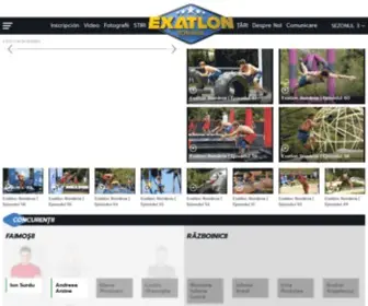 Exatlon.ro(EXATLON ROMÂNIA Exatlon) Screenshot