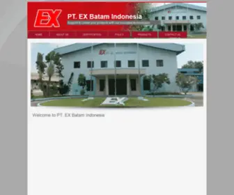 Exbatam.co.id(PT EX Batam Indonesia) Screenshot