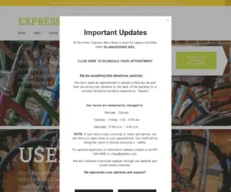Exbike.com(Express Bike Shop) Screenshot