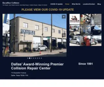 Excaliburcollision.com(Car Repair) Screenshot