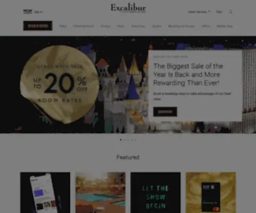 Excalibur.com Screenshot