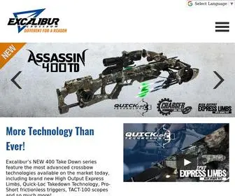 Excaliburcrossbow.com Screenshot