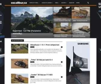 Excalibur.cz(Hlavní strana) Screenshot
