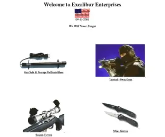 Excaliburenterprises.com(Excalibur Enterprises) Screenshot