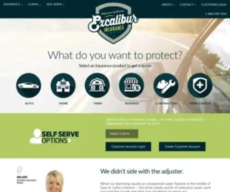 Excaliburinsurance.ca(Excalibur Insurance) Screenshot