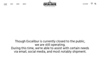 Excaliburjewelry.com(Excalibur Jewelry) Screenshot