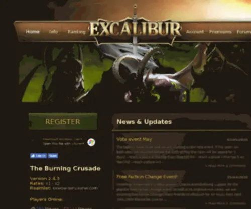 Excalibur.la(Excalibur) Screenshot