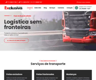 Excargas.com.br(Exclusiva Cargas) Screenshot