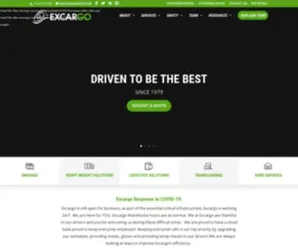 Excargo.com(Texas Intermodal & Transportation Trucking Company) Screenshot