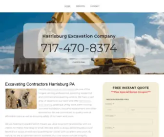 Excavatingharrisburg.com(Excavation contractors) Screenshot