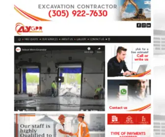 Excavation-Contractor.com(GPR SERVICES IN FL) Screenshot