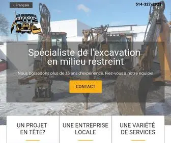 Excavationpoyg.com(Les Entreprises Poyg inc) Screenshot