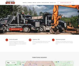 Excavationrive-Sud.com(Expert en excavation Rive) Screenshot