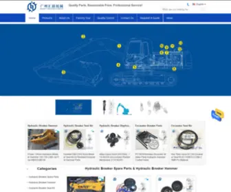 Excavatorbreakerparts.com(Quality Hydraulic Breaker Spare Parts & Hydraulic Breaker Hammer factory from China) Screenshot