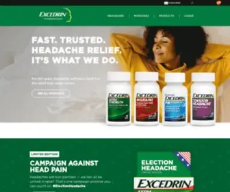 Excedrin.com(Excedrin®) Screenshot