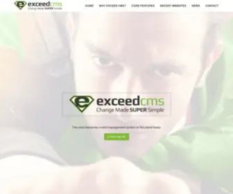 Exceedcms.com(Introducing eXceed CMS) Screenshot