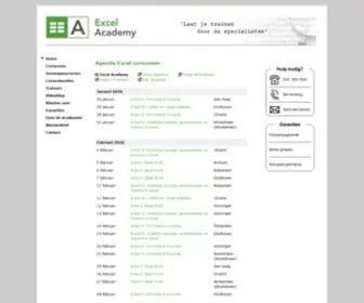 Excel-Academy.nl(Excel Academy) Screenshot