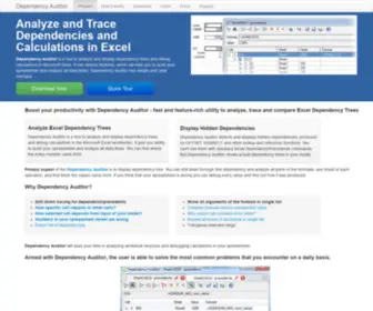 Excel-Auditor.com(Dependency Auditor Add) Screenshot