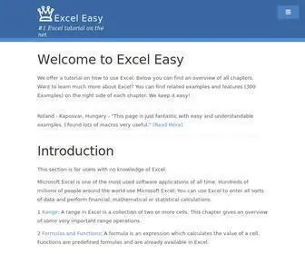 Excel-Easy.com(Excel Easy) Screenshot