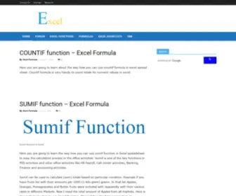 Excel-Formula.com(excel formula) Screenshot