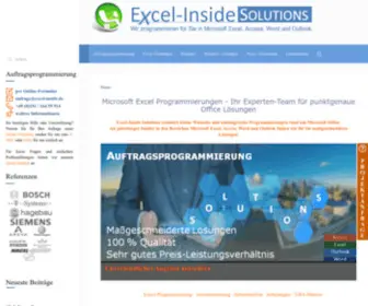 Excel-Inside.de(Excel Programmierung) Screenshot