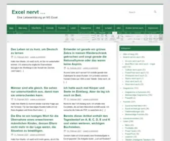 Excel-Nervt.de(Excel nervt) Screenshot