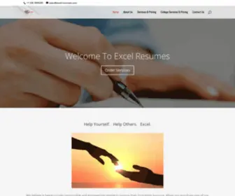 Excel-Resumes.com(Excel Resumes) Screenshot