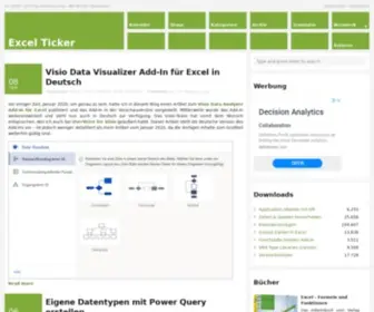 Excel-Ticker.de(News, Tipps & Tricks zu Microsoft Excel & Co) Screenshot