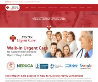 Excel-Urgentcare.com(Walk-In Urgent Care Located in NY and NJ) Screenshot