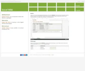 Excel-Wiki.de(Excel Wiki) Screenshot