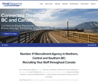 Excel.bc.ca(Excel Personnel) Screenshot