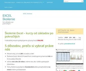 Excel.sk(Školenie Excel) Screenshot