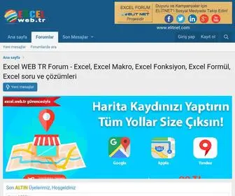 Excel.web.tr(Excel WEB TR Forum) Screenshot