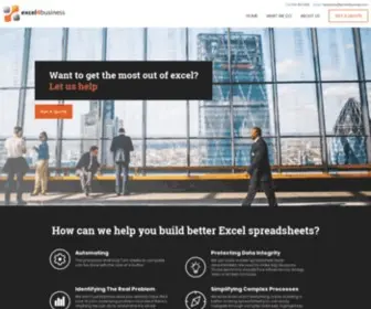 Excel4Business.com(Excel Consultants) Screenshot