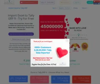 Excel4Tally.com(Excel to Tally Software) Screenshot