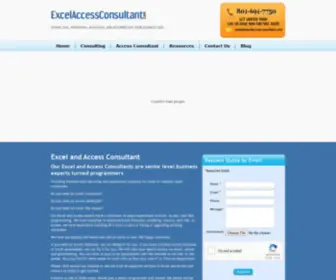 Excelaccessconsultant.com(Expert Excel Consultants) Screenshot