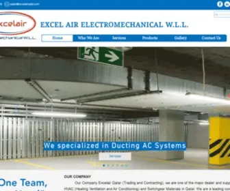 Excelairqatar.com(Best MEP Contractors in Qatar) Screenshot