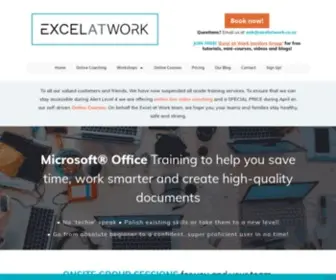 Excelatwork.co.nz(Onsite Microsoft Office Training) Screenshot