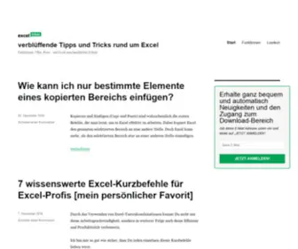 Excelbibel.de(Verblüffende) Screenshot