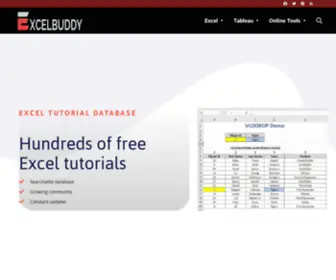 Excelbuddy.com(Excel) Screenshot