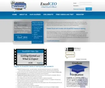 Excelceo.com(Microsoft Excel and Access Training Courses) Screenshot