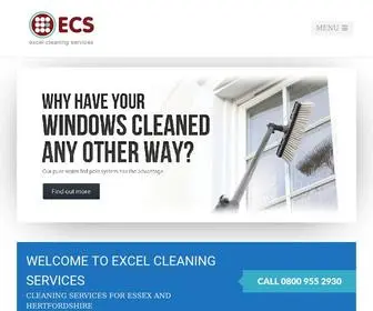 Excelclean.co.uk(From small domestic cleaning to large office buildings) Screenshot