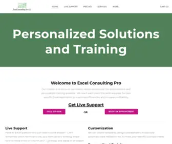 Excelconsultingpro.com(EXCEL CONSULTING PRO) Screenshot