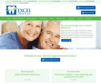 Exceldentalpc.com(Excel Dental) Screenshot